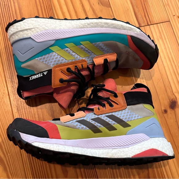 Adidas TERREX FREE HIKER NOTHING LEFT BEHIND 8.5 limited edition water resistant - Picture 1 of 14